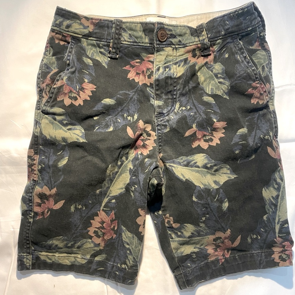 Summer Abercrombie Floral Patterned Boy Shorts 13/14